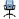 Кресло оператора Helmi HL-M95 (695) "Airy", спинка сетка синяя/сиденье ткань TW черная, механизм качания Фото 0