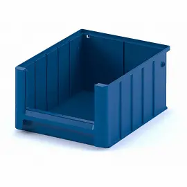 Ящик (лоток) универсальный полипропиленовый I Plast SK 3214 300x234x140 мм синий ударопрочный морозостойкий с перегородками