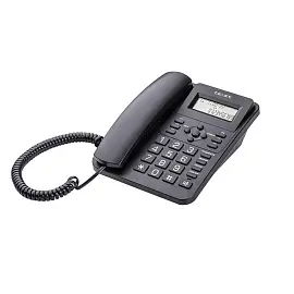 Телефон проводной TeXet TX-264 черный