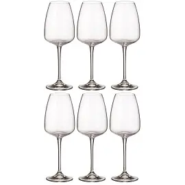 Набор бокалов для вина Crystal Bohemia Anser стеклянные 440 мл (6 штук в упаковке)