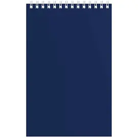 Блокнот Альт Офис A5 60 листов синий в клетку на спирали (127х203 мм) (артикул производителя 61355)