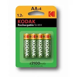 Аккумулятор AA 2100 мАч Kodak 4 штуки в упаковке Ni-Mh