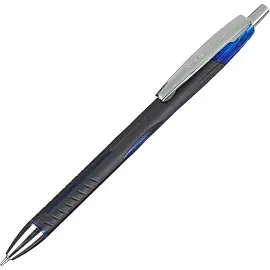Ручка шариковая автоматическая в ассортименте Attache Selection Glide Aerogrip синяя (толщина линии 0.5 мм)