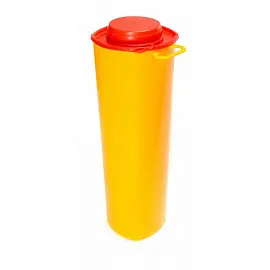 Емкость-контейнер для медицинских отходов СЗПИ класса Б желтый 1.5 л (55 штук в упаковке)