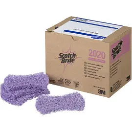 Губки для уборки Taski 3M Purple Scourer Hand Pad полимерное волокно 102x133x13 мм 24 штуки в упаковке