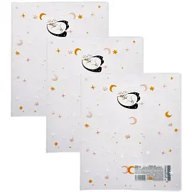 Обложки для тетрадей BeSmart Mur-Mur звезды 3 штуки в упаковке (345х213 мм, 150 мкм) разноцветная
