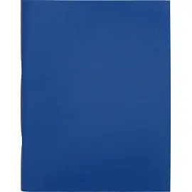 Тетрадь общая А4 80 листов в клетку на скрепке (обложка синяя, офсет)