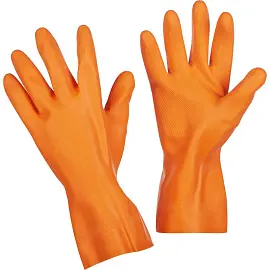 Перчатки КЩС латексные Mapa Alto/Industrial 299 оранжевые (размер 7, S, пер481007)