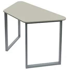 Стол с закругленными углами (серый, 1200х600х760 мм)