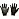 Перчатки защитные трикотажные нейлоновые с полиуретановым покрытием черные (размер 8, M)