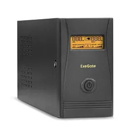 ИБП ExeGate Power Smart ULB-800 800VA/480W, LCD, 4xC13,RJ45/11(EP285562RUS)