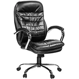 Кресло для руководителя Easy Chair 515 RT черное (искусственная кожа, металл)