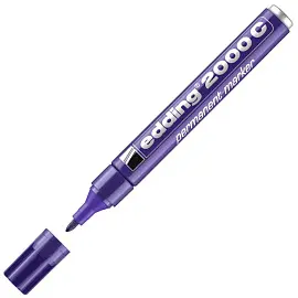 Маркер перманентный Edding 2000C/8 фиолетовый (толщина линии 1,5-3 мм) круглый наконечник металлический корпус