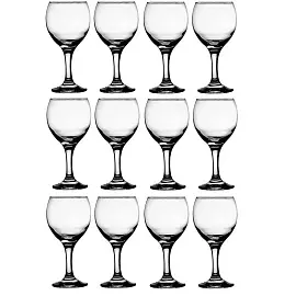 Набор бокалов для вина Pasabahce Бистро стеклянные 290 мл (12 штук в упаковке)