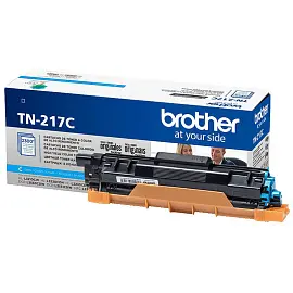 Картридж лазерный Brother TN-217C голубой оригинальный