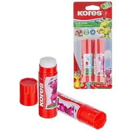 Клей-карандаш Kores Dragons 15 г (2 штуки в упаковке, производство Чехия)