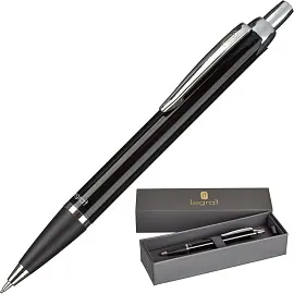 Ручка шариковая автоматическая Legraf Rouan,0,5 мм,син,серебр/черн корп IM