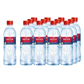 Вода питьевая Мever негазированная 0.5 л (12 штук в упаковке)