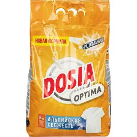 Порошок стиральный автомат Dosia Optima Альпийская свежесть 8 кг