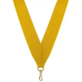 Лента для медалей золотистая (ширина 24 мм)