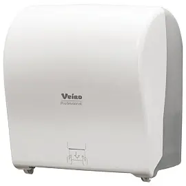 Диспенсер для полотенец в рулонах Veiro Professional "Pod", пластик, механический, белый