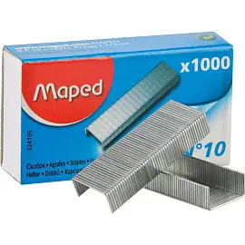 Скобы для степлера №10 Maped оцинкованные (1000 штук в упаковке, 324105)