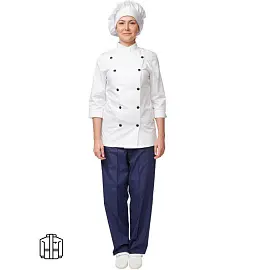 Куртка для пищевого производства у14-КУ женская белая (размер 52-54, рост 158-164)