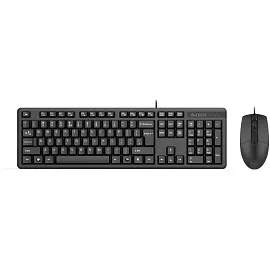 Комплект проводной клавиатура и мышь A4Tech KK-3330S (KK-3330S USB (BLACK))