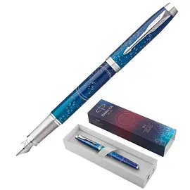 Ручка перьевая Parker Submerge цвет чернил черный цвет корпуса синий (артикул производителя 2152859)