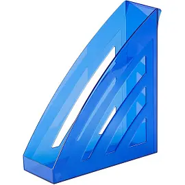 Лоток вертикальный для бумаг 90 мм Attache City пластиковый синий