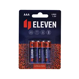 Батарейка Eleven AAA (LR03) алкалиновая Цена за 1 батарейку