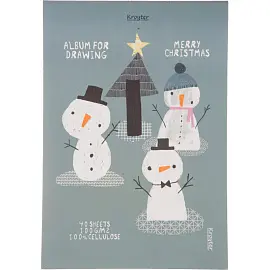 Альбом для рисования Kroyter Christmas А4 40 листов