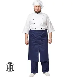 Куртка для пищевого производства у14-КУ мужская белая (размер 56-58, рост 170-176)