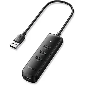 Разветвитель USB Ugreen 4 в 1, 4 x USB 3.0, 5Gbps, 0.25м (10915)