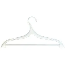 Вешалка-плечики для легкой одежды ПВ-03 белая (размер 46-48, 150 штук в упаковке)