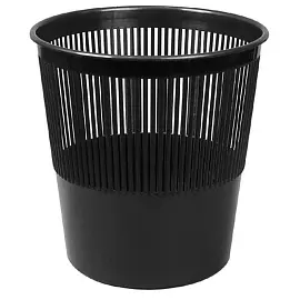 Корзина для мусора Luscan 10 л пластик черная (25х27 см)
