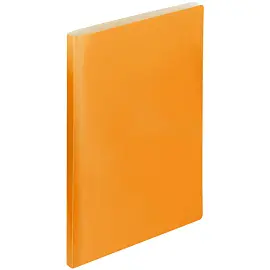 Папка с зажимом Attache Neon А4 0.5 мм оранжевая до 120 листов