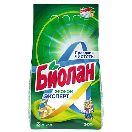Порошок стиральный автомат Биолан Эконом Эксперт 2.4 кг