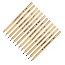 Набор чернографитных карандашей (2H-2B) Красин Конструктор заточенных трехгранных (12 штук в наборе)