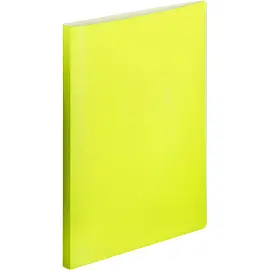 Скоросшиватель пластиковый Attache Neon А4 желтый до 120 листов (толщина обложки 0.5 мм)