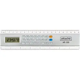 Калькулятор настольный Attache AR-300 8-разрядный серый 208x53x13 мм