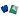 Набор для уроков труда ПИФАГОР: клеёнка ПВХ зеленая, 69х40 см, нарукавники синие, 227058 Фото 0