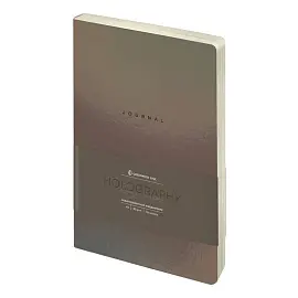 Ежедневник недатированный, А5, 136л., кожзам, Greenwich Line "Holography. Bronze mirror", тон. блок