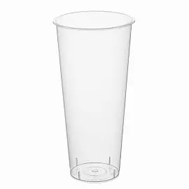 Стакан одноразовый пластиковый, прозрачный, сверхплотный, 650 мл, "Bubble Cup", ВЗЛП, 1022ГП
