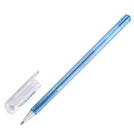 Ручка гелевая Pentel Hybrid Dual Metallic 1 мм хамелеон сине-серый/синий/серебристый