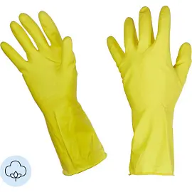 Перчатки латексные Paclan Professional желтые (размер 8, М)