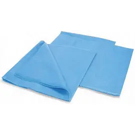 Простыня одноразовая Гекса нестерильная в сложении 140 x 70 см (голубая, 10 штук в упаковке)