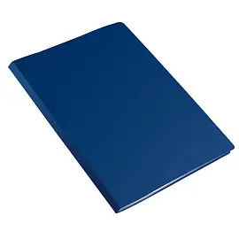 Папка файловая на 10 файлов Attache Label A4 15 мм синяя (толщина обложки 0.35 мм)