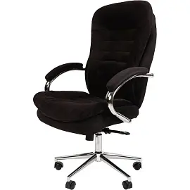 Кресло для руководителя Chairman Home 795 черное (ткань, металл)