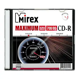 Диск CD-R Mirex 0.7 ГБ 52x slim box UL120052A8S